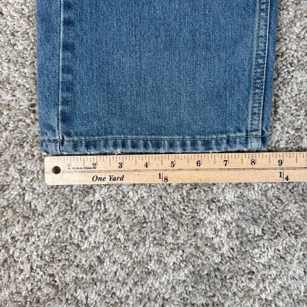 Levis‎ 505 Regular Fit Jeans Mens 38x30 Blue Medium Wash Straight Leg Denim